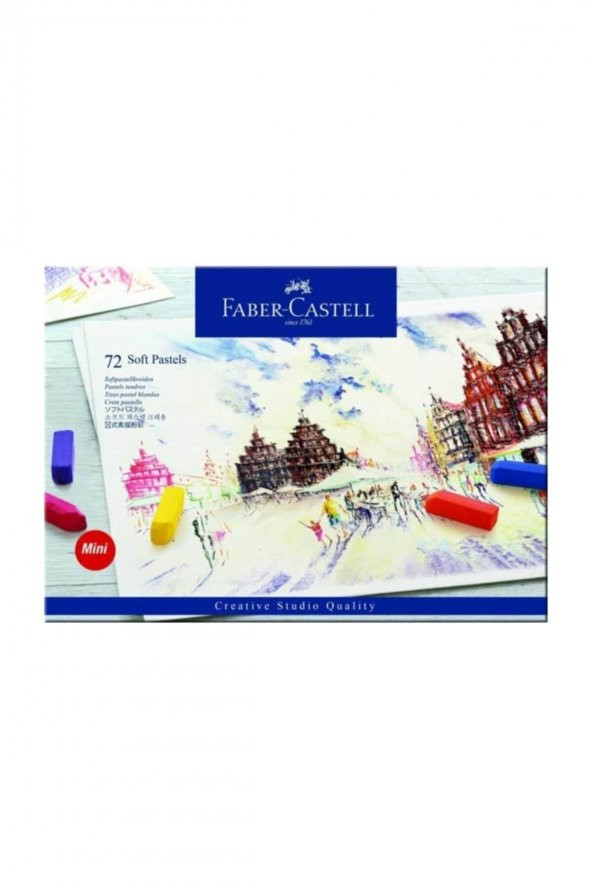 Faber Castell Creative Studio Mini Toz Pastel Boya (Soft) 72 Renk Yarım Boy (5175128272) - 2
