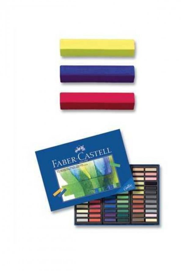 Faber Castell Creative Studio Mini Toz Pastel Boya (Soft) 72 Renk Yarım Boy (5175128272) - 3