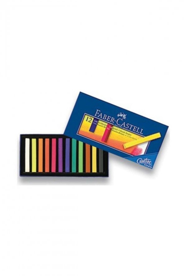 Faber-Castell Creative Studio Toz Pastel Boya (Soft) 12 Renk Tam Boy ürün görseli 1