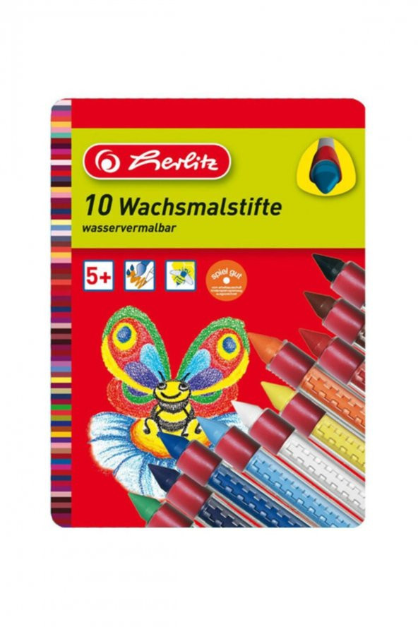 Herlitz Crayon Pastel Tutacakli 10lu Metal Kutu 008 ürün görseli 1