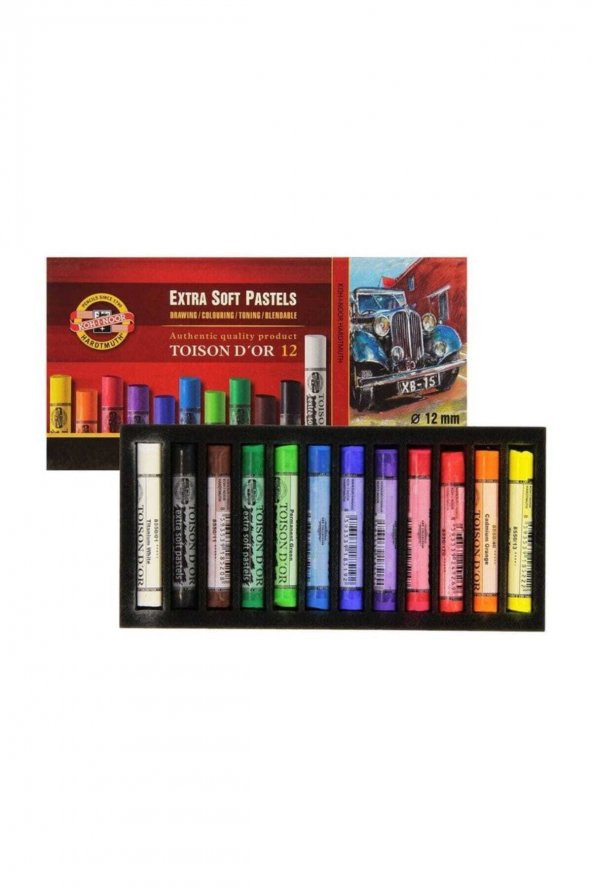 Kohinoor Thoison Dor Extra Soft Pastel Boya 12 Renk ürün görseli 1