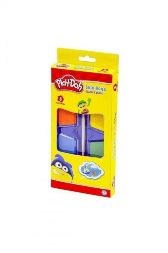 Play-Doh Jumbo Suluboya 8 Renk 35mm Çap ürün görseli 1