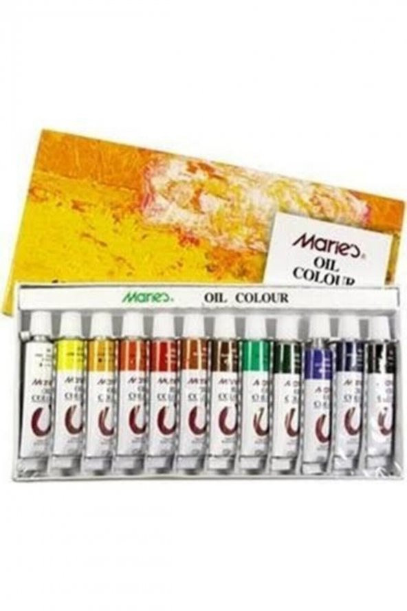 Maries Yağlı Boya 12 Renk X 12 Ml. ürün görseli 1