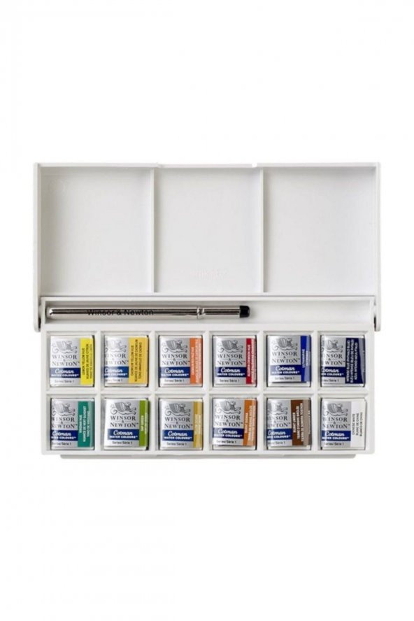 Winsor & Newton Cotman Sketchers` Pocket Box 1/2 Tablet Sulu Boya 12 Renk - 2