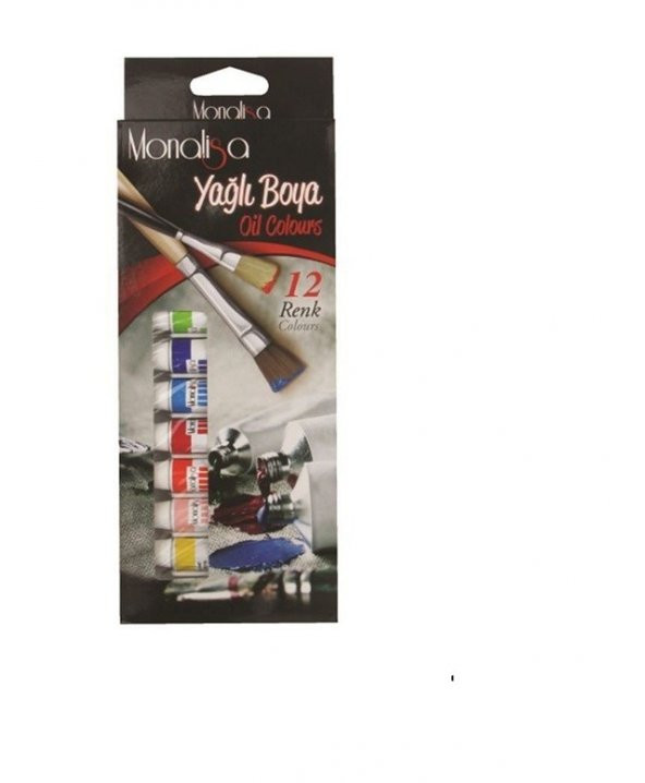 Mona Lisa Yağlı Boya Seti 12 Renk 72512 - Resim 2
