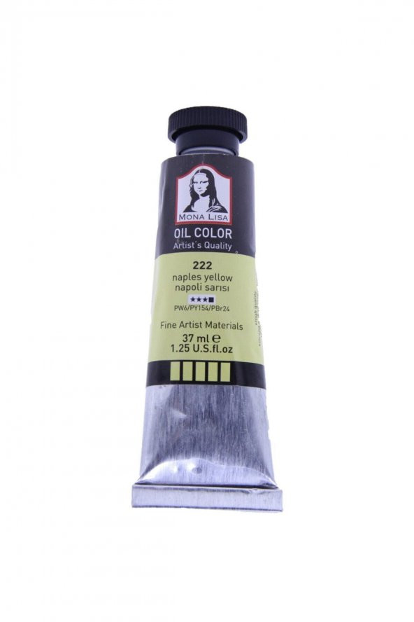 Südor Monalisa Yağlı Boya 37 ml Napoli Sarısı 222