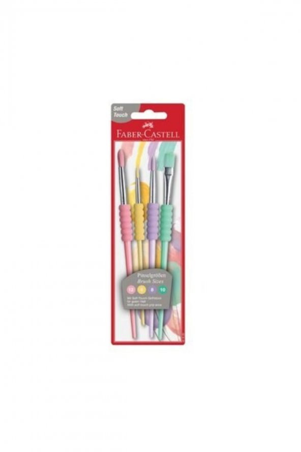 Faber Castell 4lü Pastel Renkler Fırça Seti