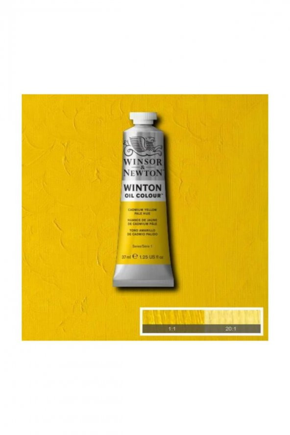 Winsor & Newton Winton Yağlı Boya 37 ml.  8 Cadmium Yellow Pale Hue - Resim 2