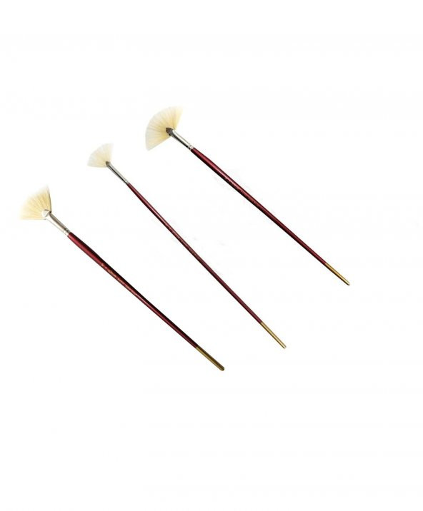Südor Fırça Yelpaze Kıl Seri 113 3 lü Set