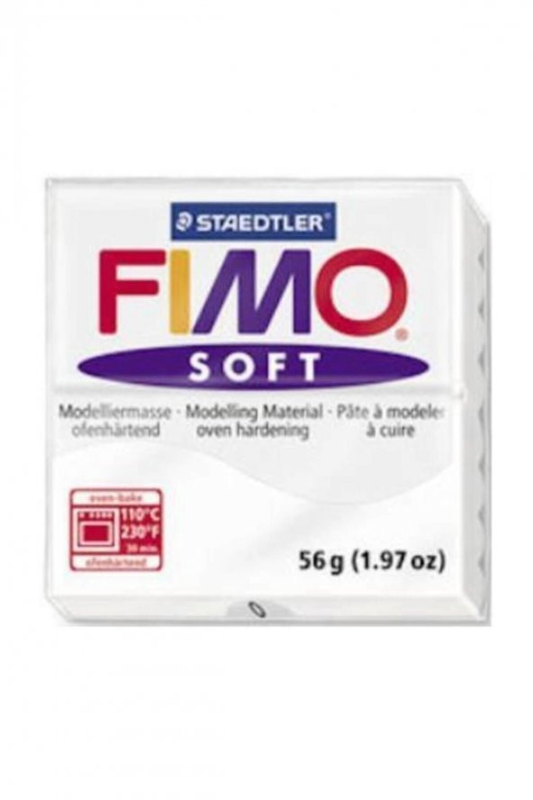 Staedtler Fimo Soft Polimer Kil 0 White