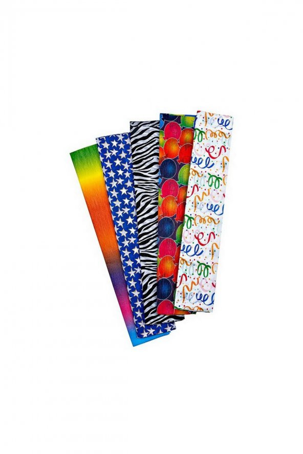 Nova Color Nc-345 Krapon Karışık Desenli 5Li Set