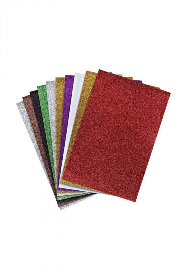 Nova Color Simli Karton 10 Renk 20x30 cm ürün görseli 1