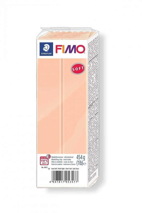 Fimo Soft Polimer Kil 454 Gr. 43 Açık Ten Rengi