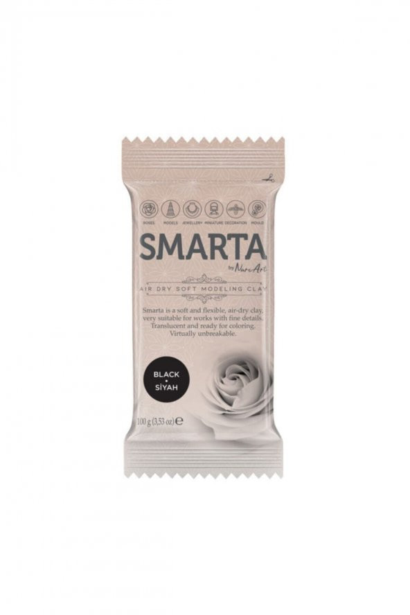 Smarta Modelleme Hamuru 100 Gr. Siyah