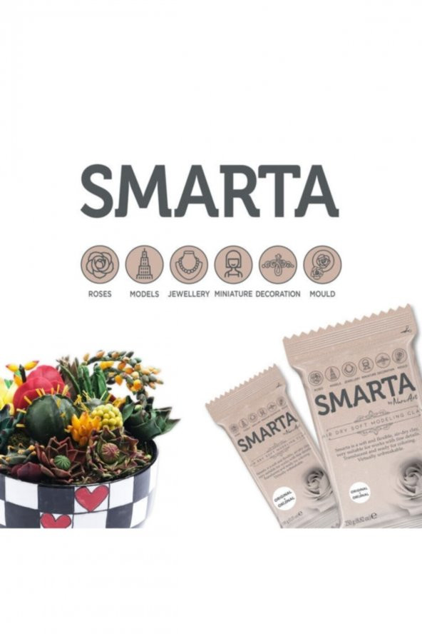 Smarta Modelleme Hamuru 100 Gr. Kırmızı - 3