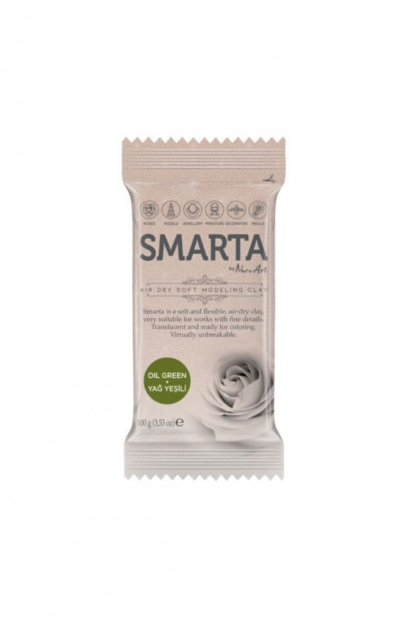 Smarta Modelleme Hamuru 100 Gr. Yağ Yeşili