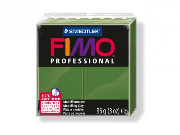 Staedtler Fimo Professional Polimer Kil 85Gr. Deniz Mavisi + Yaprak Yeşili ürün görseli 1