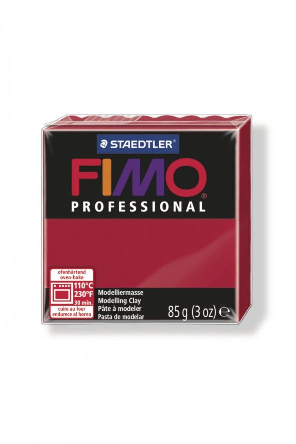 Staedtler Fimo Professional Polimer Kil 85Gr. Carmine ürün görseli 1