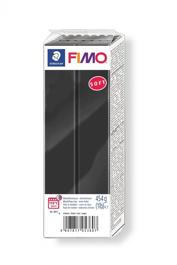 Staedtler Fimo Soft Polimer Kil 454Gr. Siyah