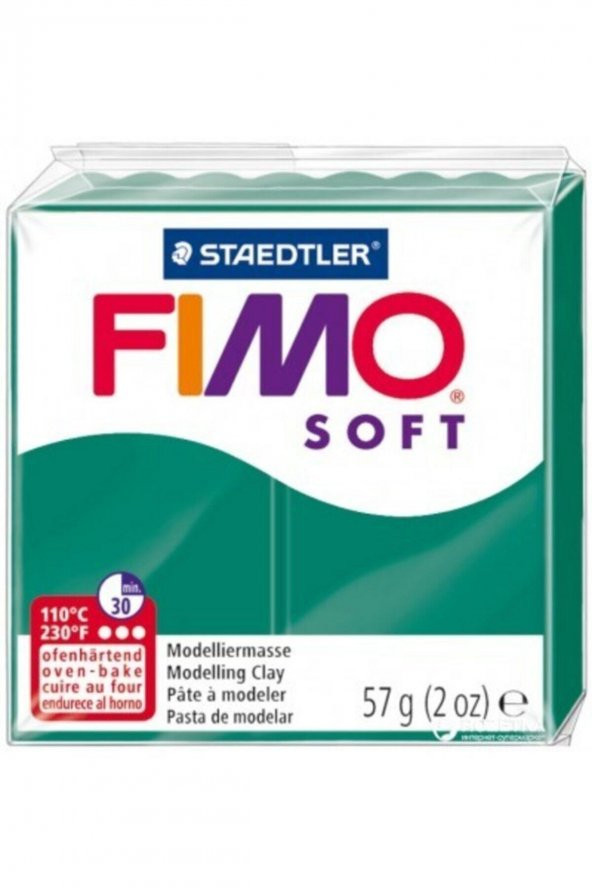 Staedtler Fimo Soft Polimer Kil 56 Emerald 57gr 19038 ürün görseli 1