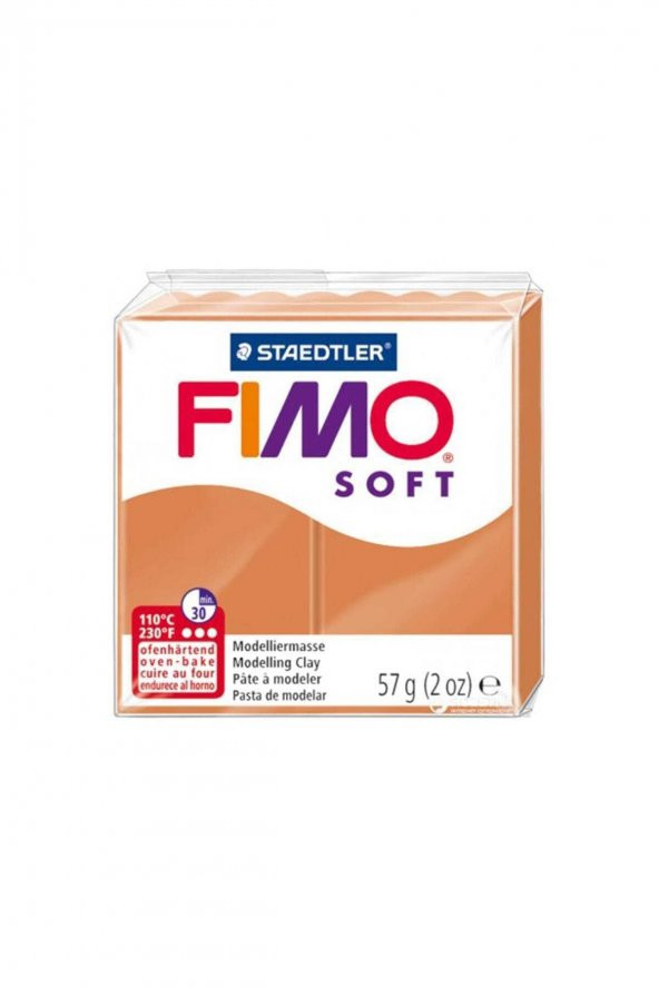 Staedtler Fimo Soft Polimer Kil 57gr. Cognac