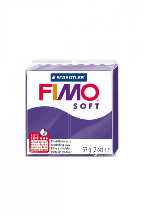 Staedtler Fimo Soft Polimer Kil 57gr. Plum ürün görseli 1