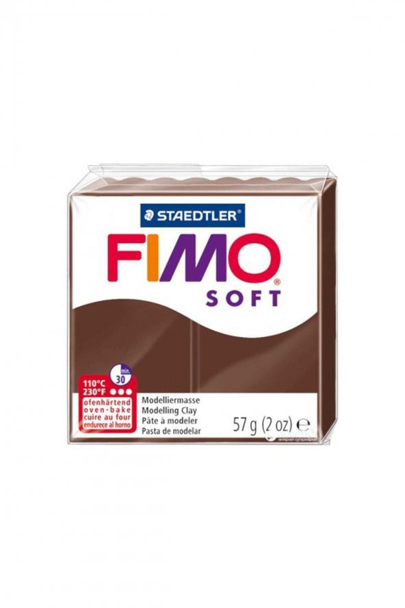 Staedtler Fimo Soft Polimer Kil 75 Chocolate 19047