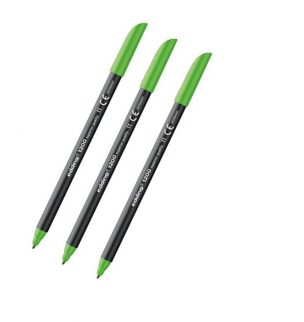 Edding 1200 Grafi̇k Kalemi̇ Açık Yeşil 3 Adet