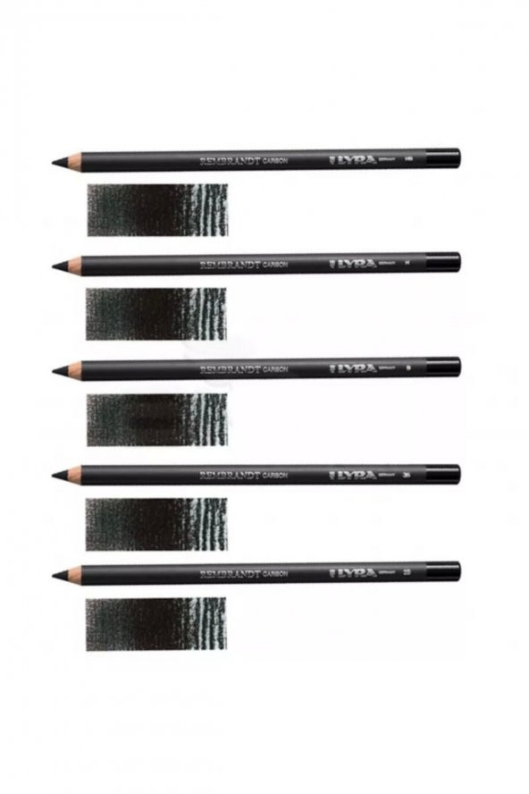 Lyra 3B Rembrandt Carbon Hi-Quality Dereceli Füzen Kalem - Resim 2
