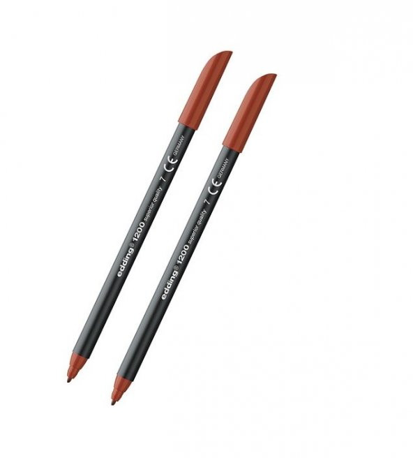 Edding 1200 Grafi̇k Kalemi̇ Kahverengi 2 Adet ürün görseli 1