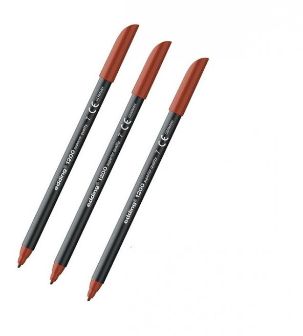 Edding 1200 Grafi̇k Kalemi̇ Kahverengi 3 Adet