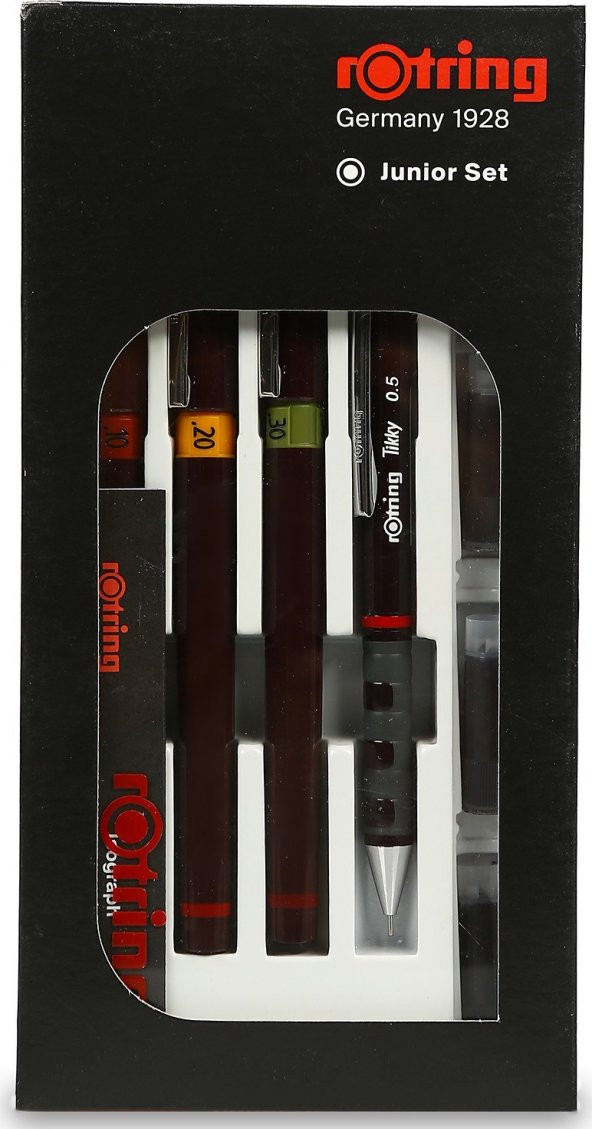 Rotring Isograph Set (0.1-0.2-0.3)+Tikky 0.5 mm Versatil ürün görseli 1