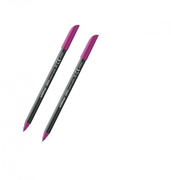 Edding 1200 Grafi̇k Kalemi̇ Koyu Pembe 2 Adet ürün görseli 1