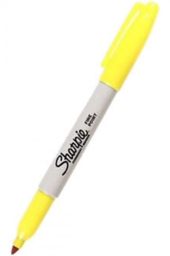 Sharpie Permanent Fine Yuvarlak Uç Koyu Sarı 1836460