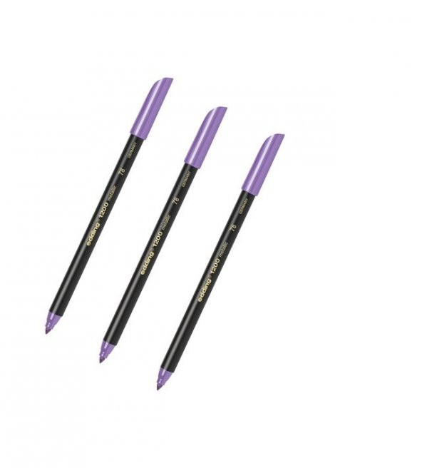 Edding 1200 Grafik Kalemi Metalik Mor 3 Adet ürün görseli 1