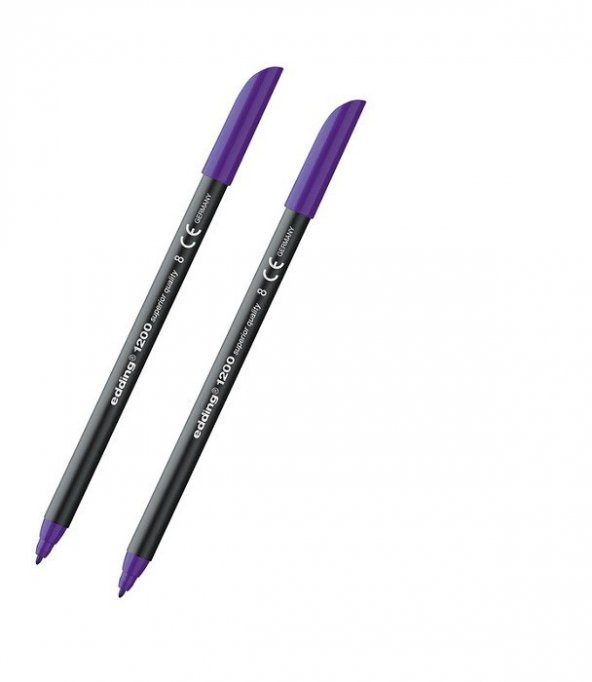 Edding 1200 Grafi̇k Kalemi̇ Mor 2 Adet - 1