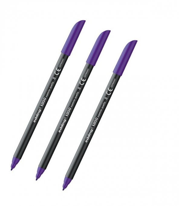 Edding 1200 Grafi̇k Kalemi̇ Mor 3 Adet
