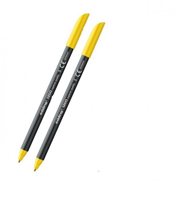 Edding 1200 Grafi̇k Kalemi̇ Sarı 2 Adet - 1
