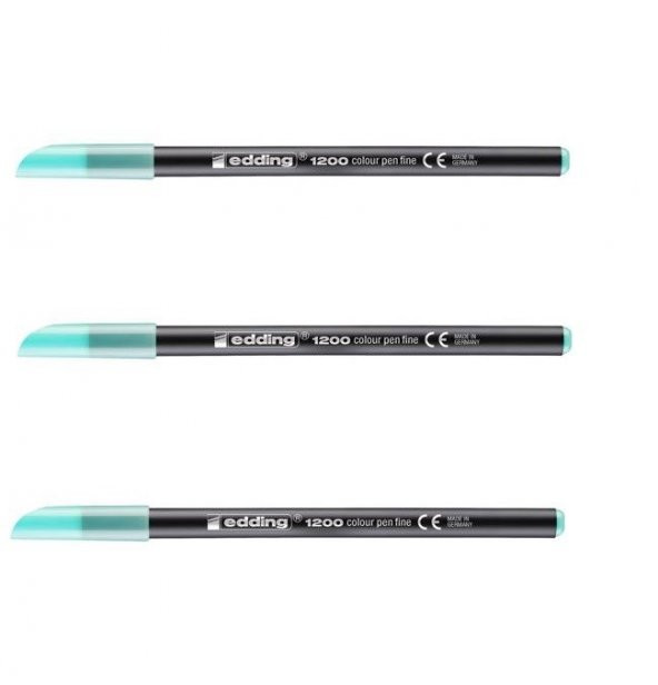 Edding 1200 Grafik Kalemi Tatlı Nane 3 Adet ürün görseli 1