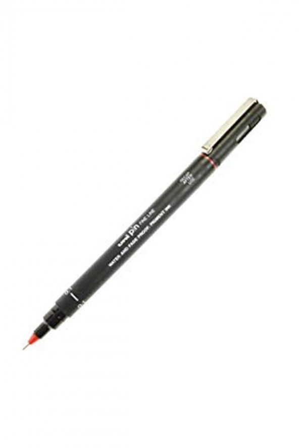 Uniball Pın 01-200 0,1 Mm Kırmızı Çizim Kalemi 3 Adet