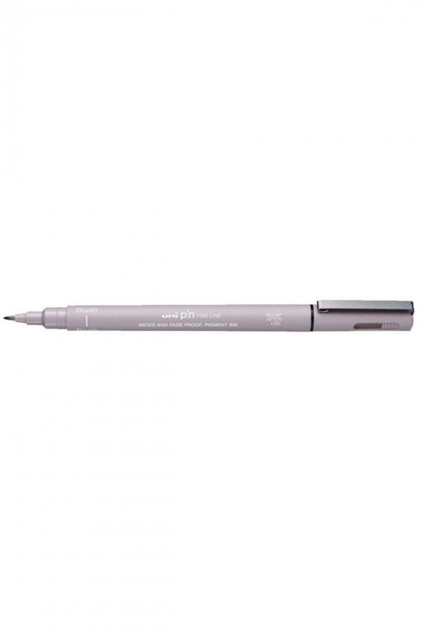 Uni-ball Pin Br-200 Brush Fırça Uçlu Kalem Gri 3 Adet