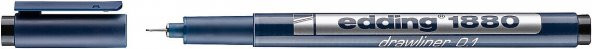 Edding 1880 Teknik Çizim Kalemi Siyah - Resim 9