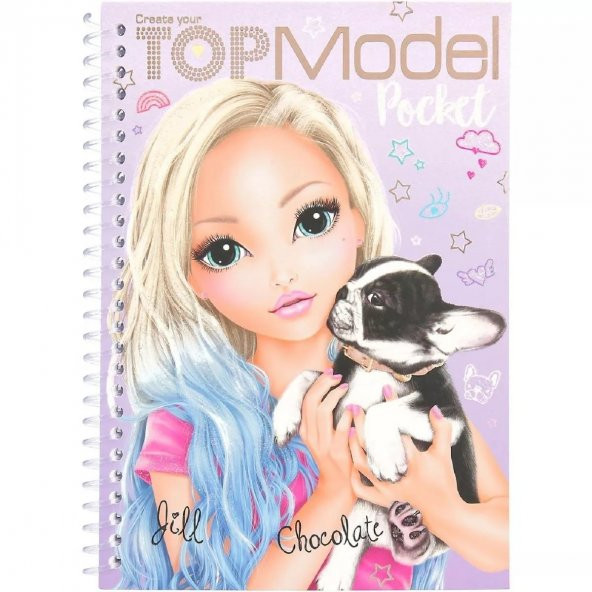 Top Model Pocket Design Tasarım Boyama Defteri