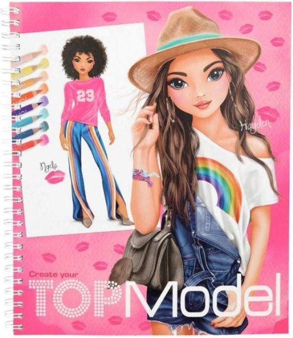 Top Model Tasarım Boyama Kitabı 10203