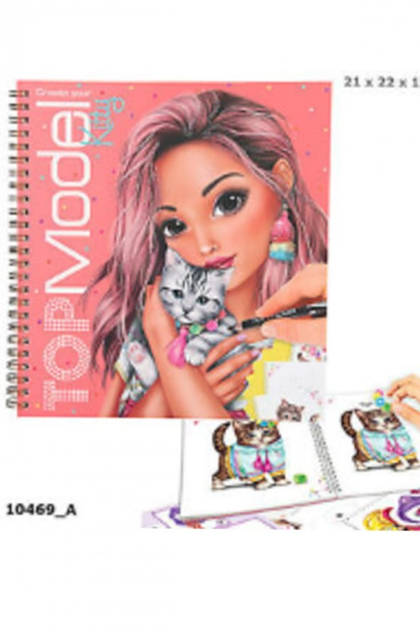 Top Model Kitty Boyama Kitabı 10469 - 2