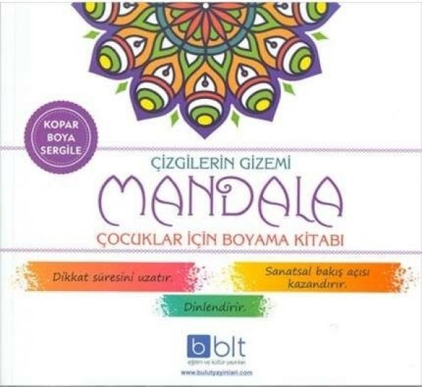 Çizgilerin Gizemi Mandala Boyama Kitabı