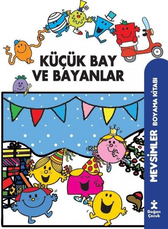 Küçük Bay ve Bayanlar Mevsimler Boyama Kitabı