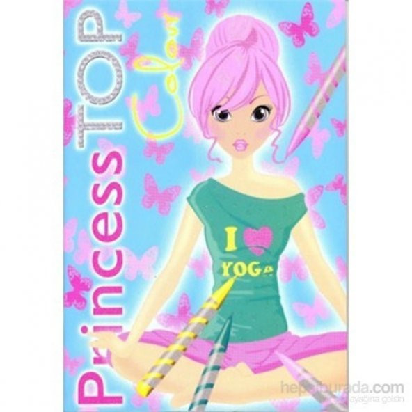 Princess Top Colour - Mavi-Kolektif