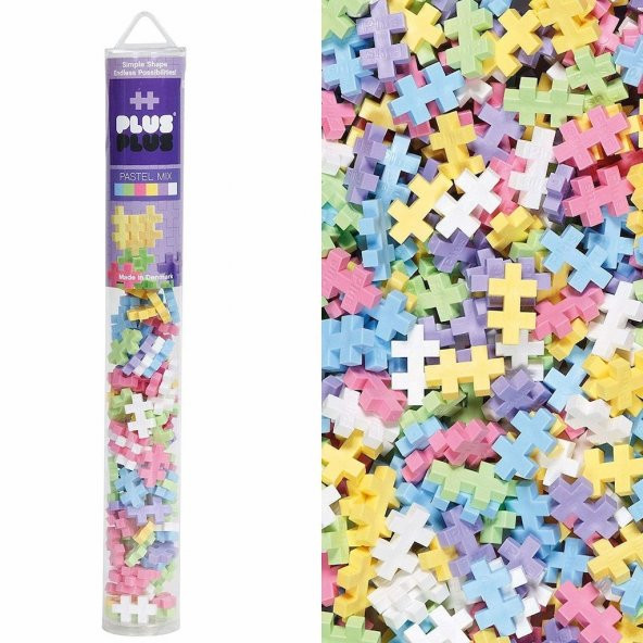 Plus-Plus Pastel Mix 240 Parça Lego Figürler 4187 DENMARK
