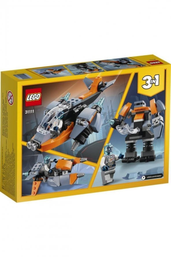 LEGO® Creator 3’ü 1 Arada Siber İnsansız Hava Aracı 31111 - 2